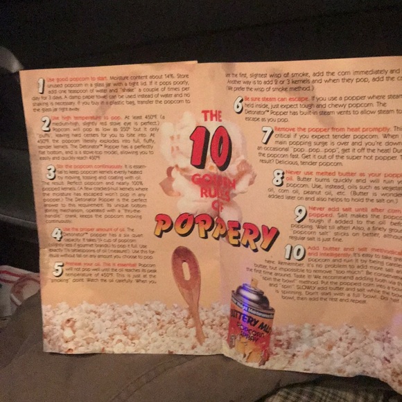 POPCORN POPPER BY FELKNOR’S Stove Top - Picture 4 of 5